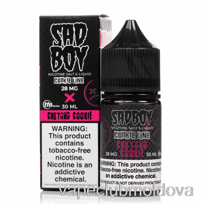 Vape Mod Custard Cookie - Săruri Sadboy - 30ml 28mg